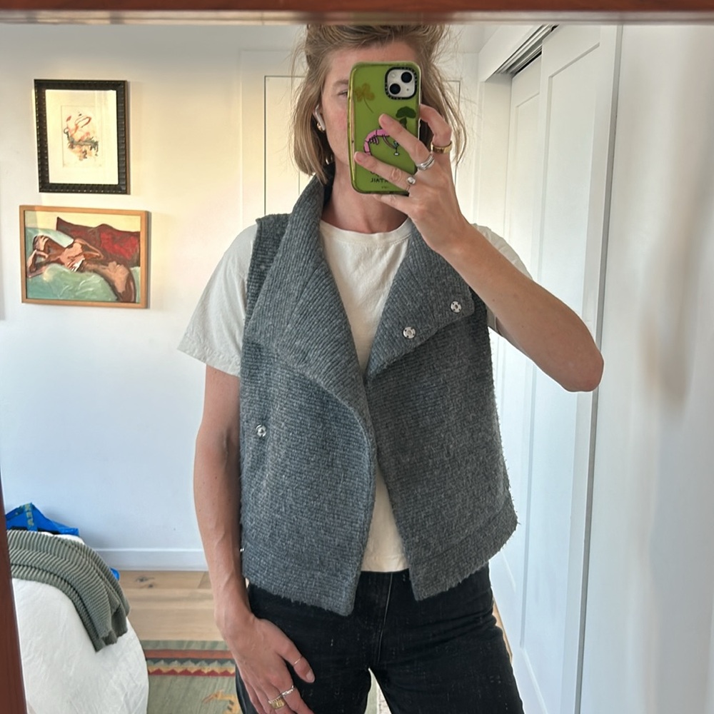 Grey BB Dakota Moto Vest